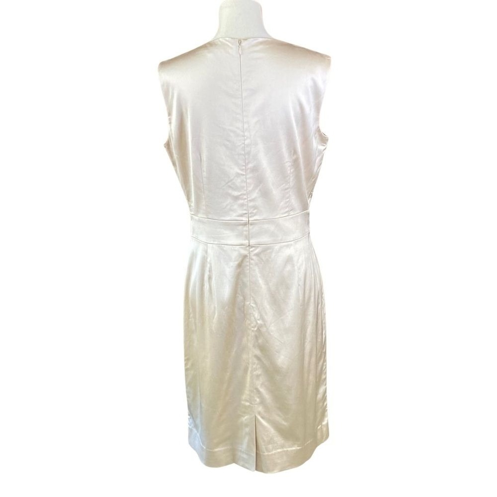 New Antonio Melani Women's Dress Sz 6 Gold Viscose Sequin‎ Sheath Party New - Picture 5 of 11